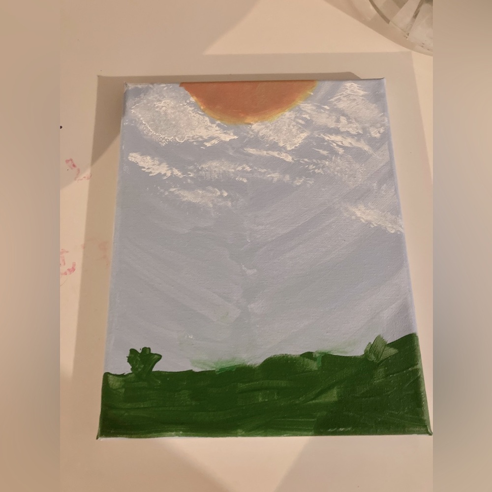 Nature painting made by 🐰Me🐰 grass lightly textured